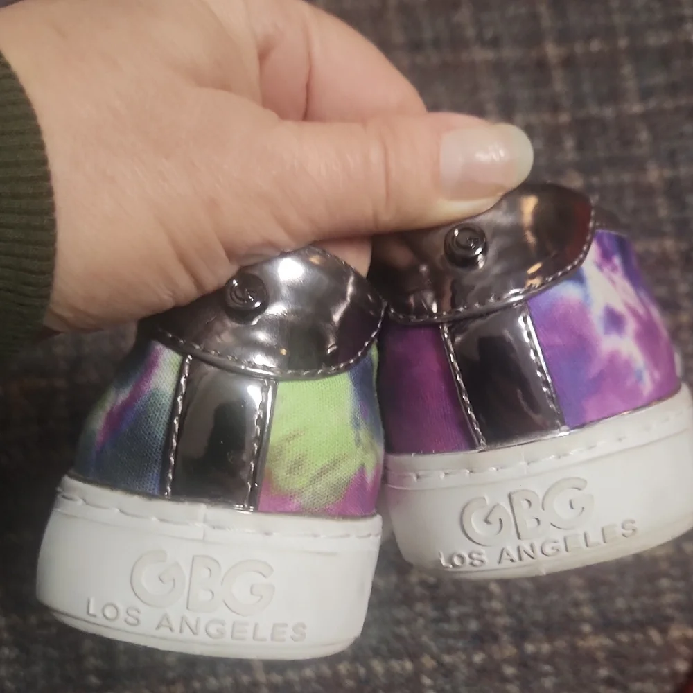 Summer 60% Off Sale CBG Los Angeles Guess Tie-Dye Slip-On Sneakers